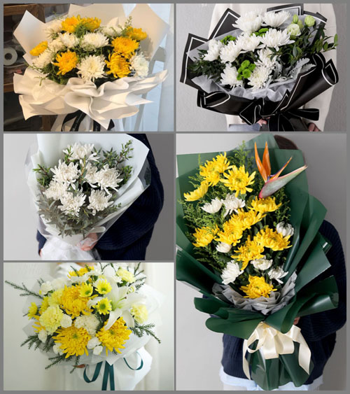 广东汕头市潮南区陈店镇定安社区白事花束代送